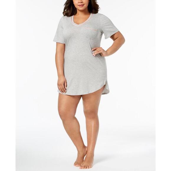 Cosabella Womens Plus Size Striped-Trim Sleepshirt Size 2X - Picture 1 of 1